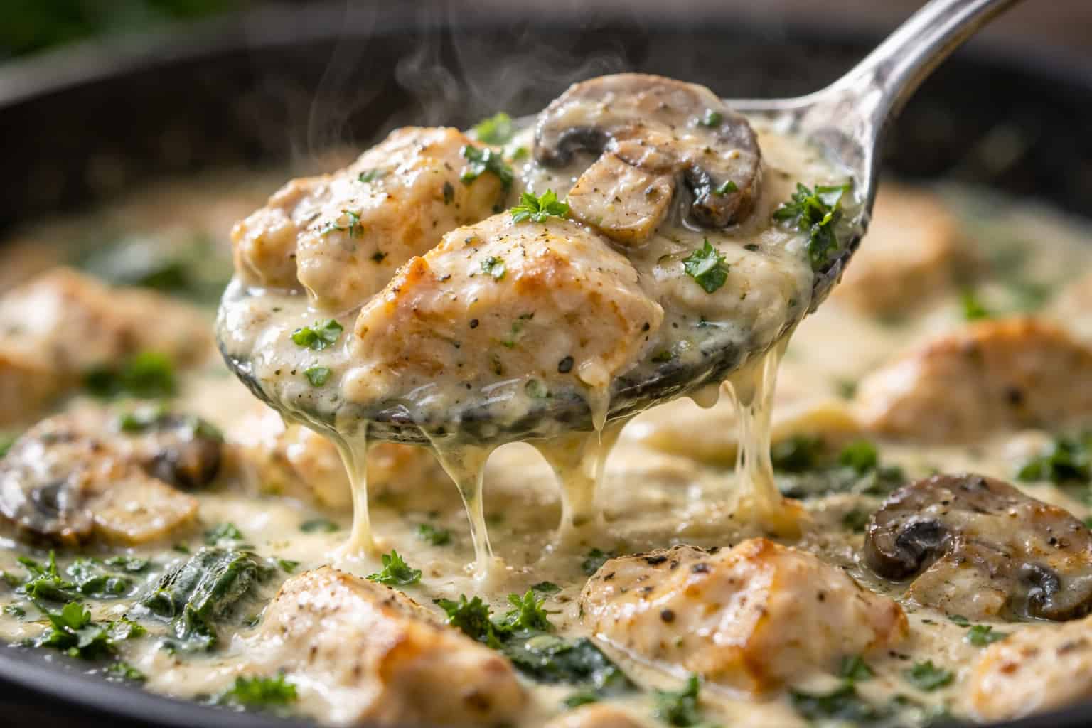 keto dinner recipes creamy skillet chicken