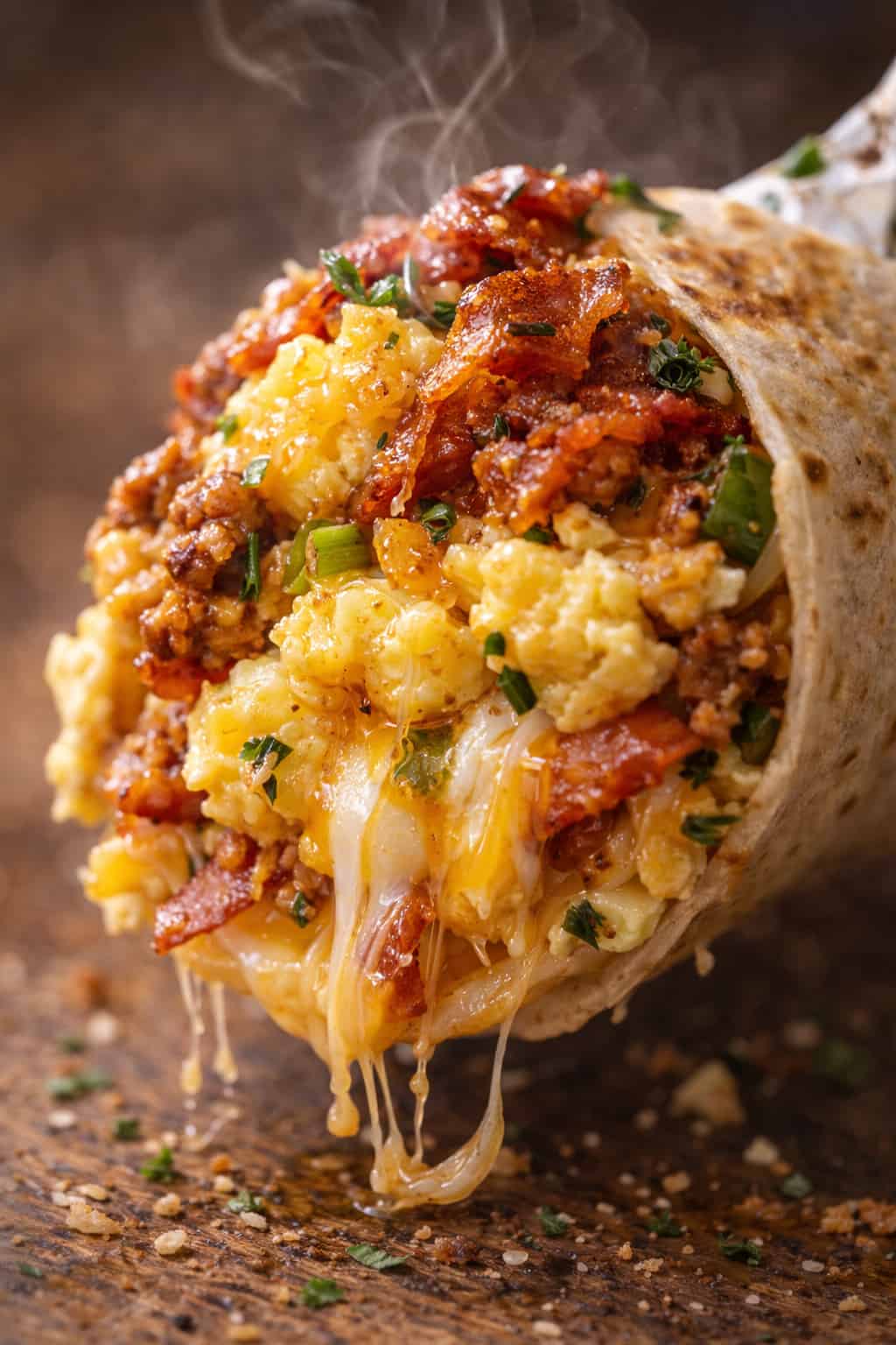 easy keto breakfast burrito
