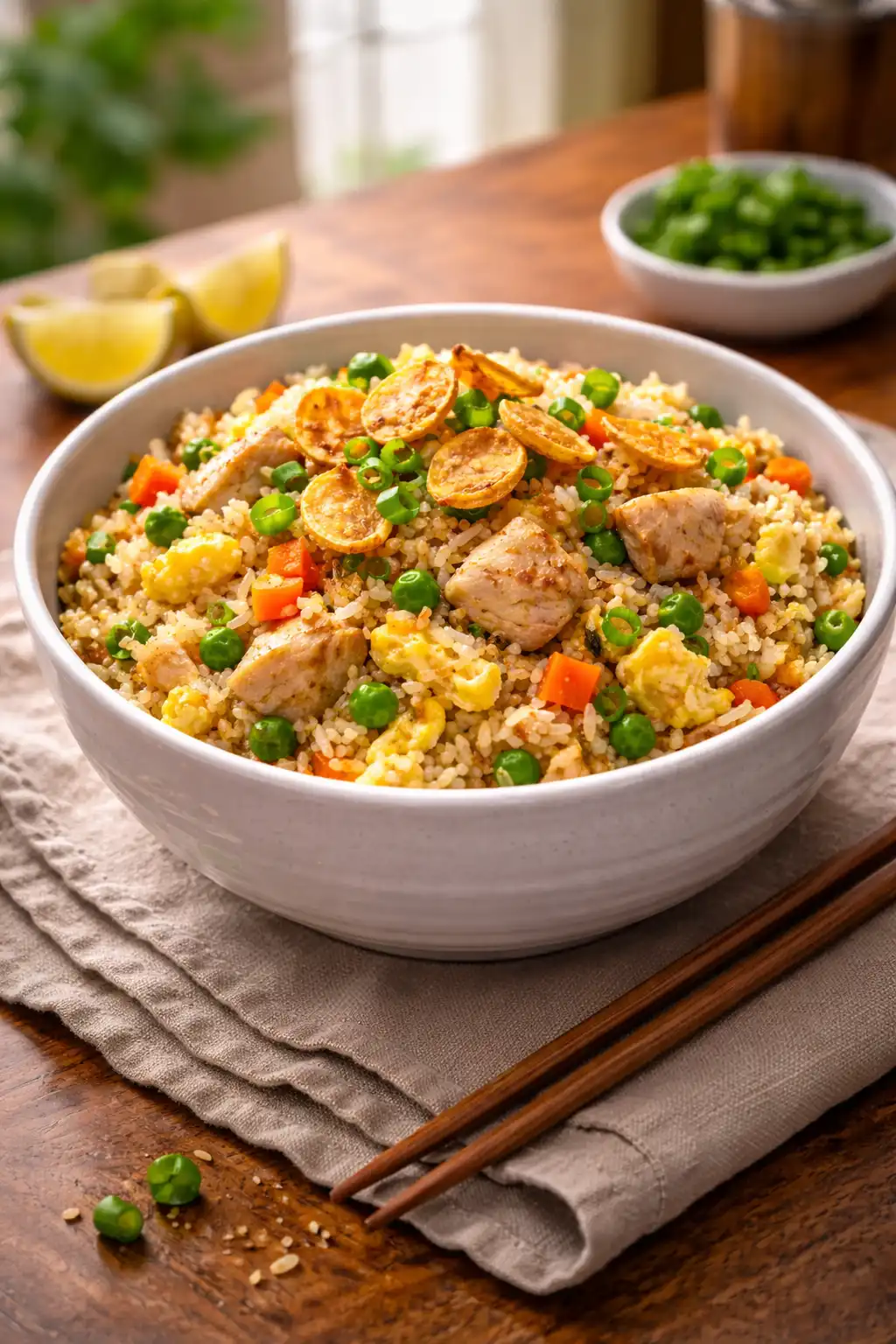 honey garlic chicken fried rice recipe