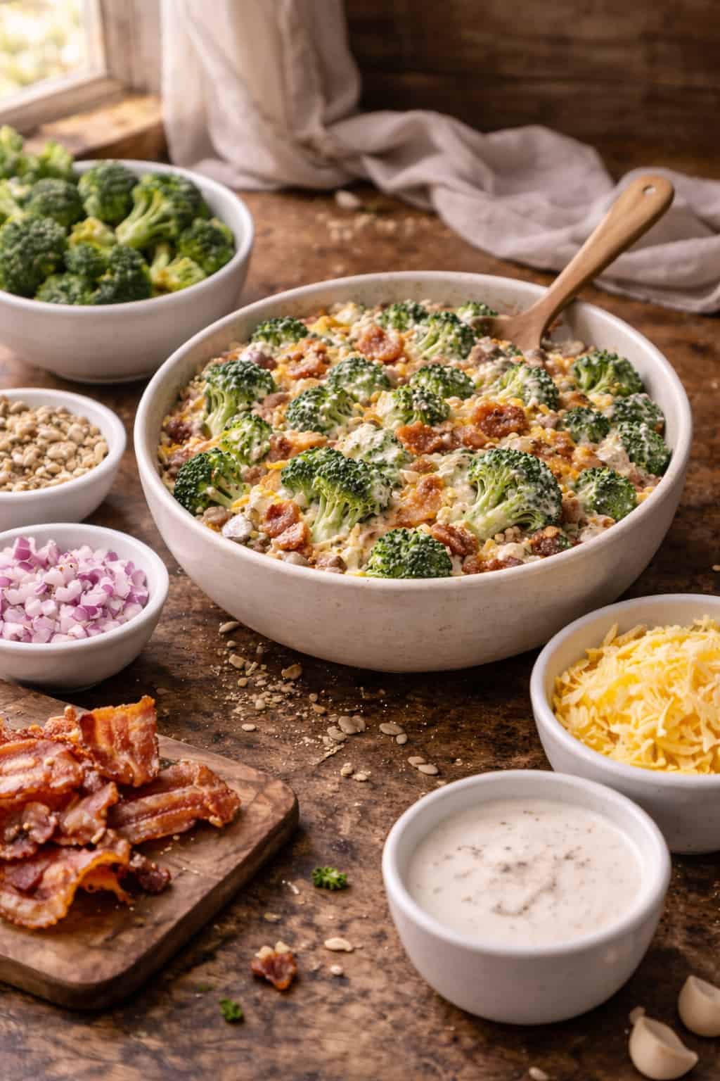 keto broccoli salad recipe