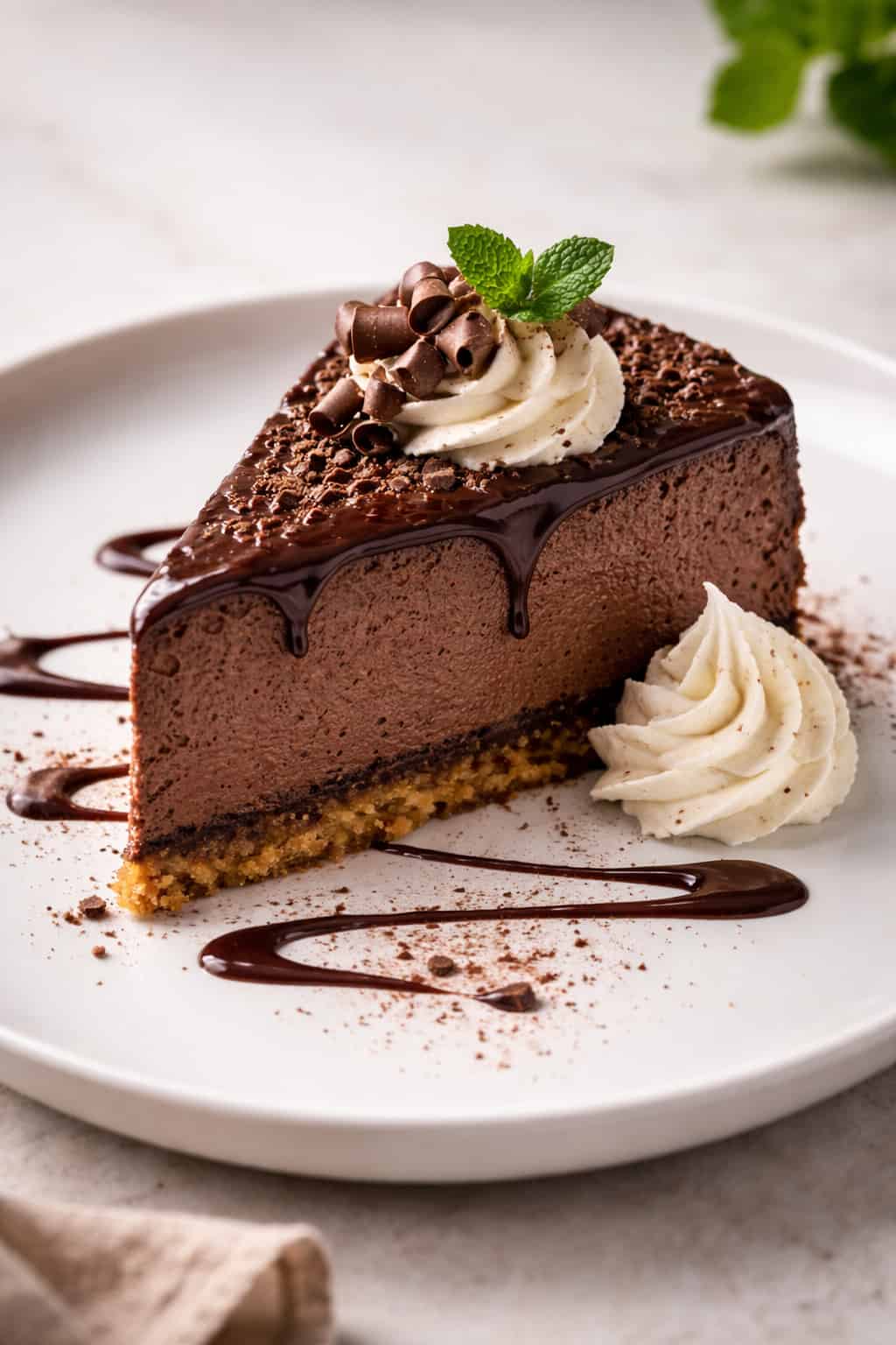 keto chocolate cheesecake easy