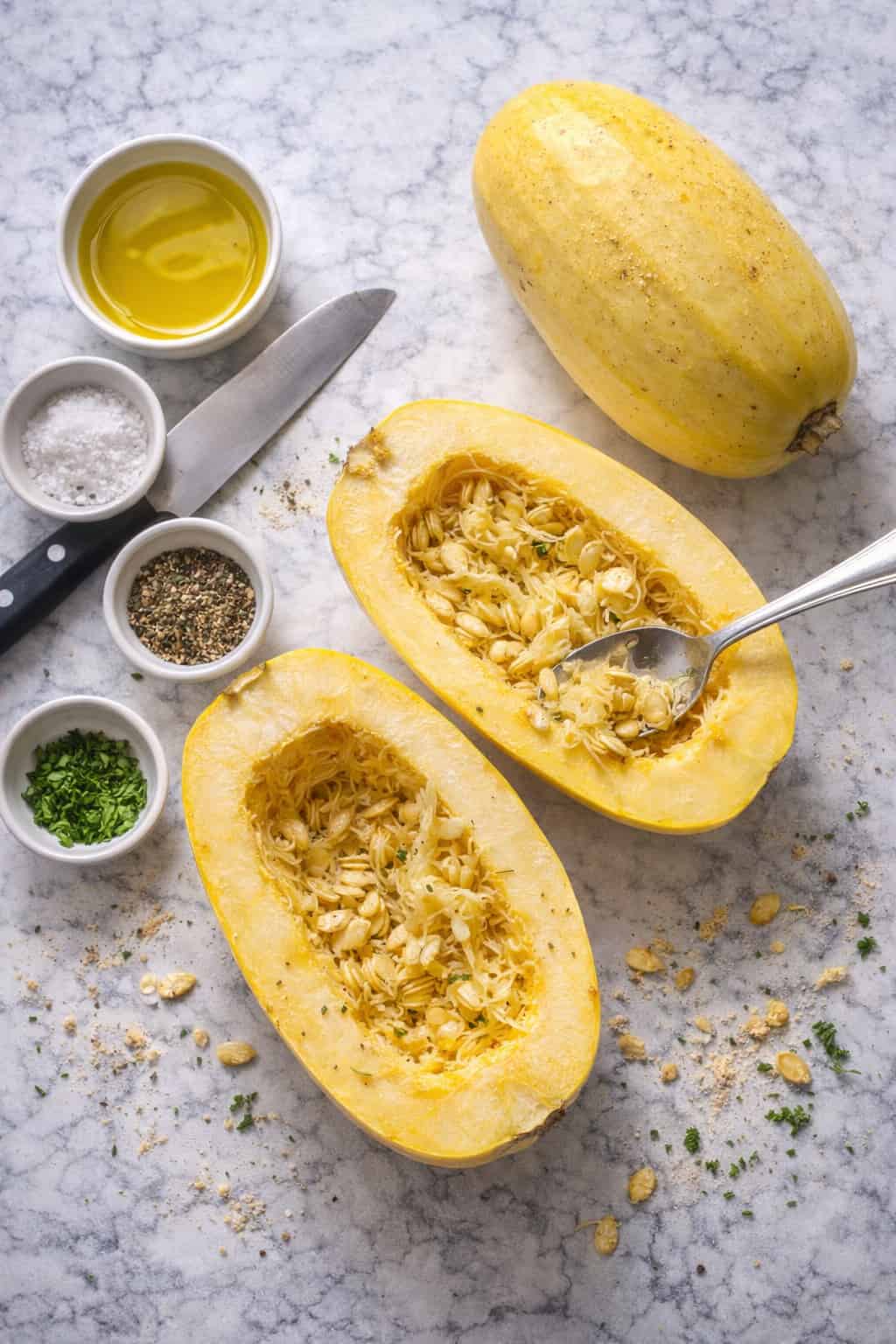 the best roasted spaghetti squash