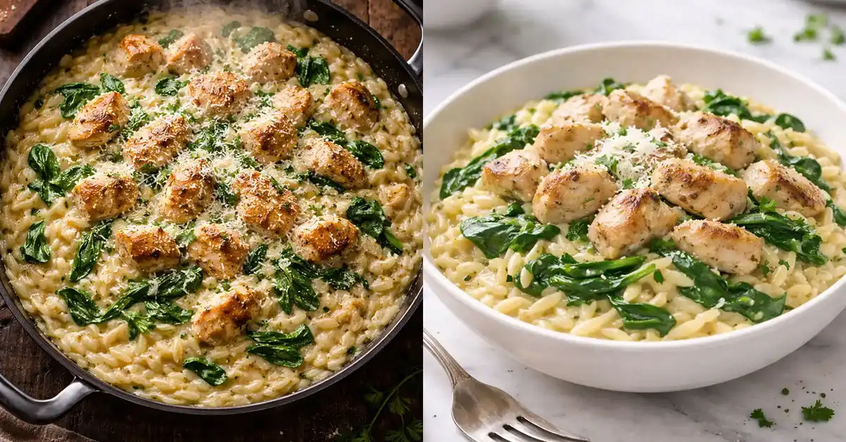 Quick High Protein Chicken Orzo Recipe