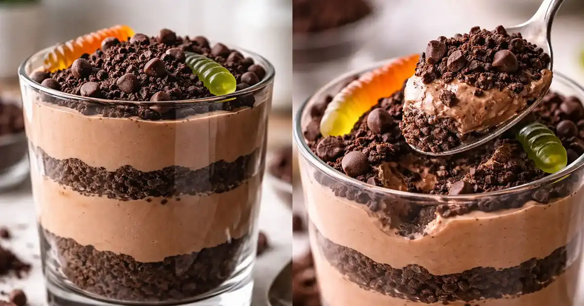 Viral Chocolate Protein Dirt Cup Recipe