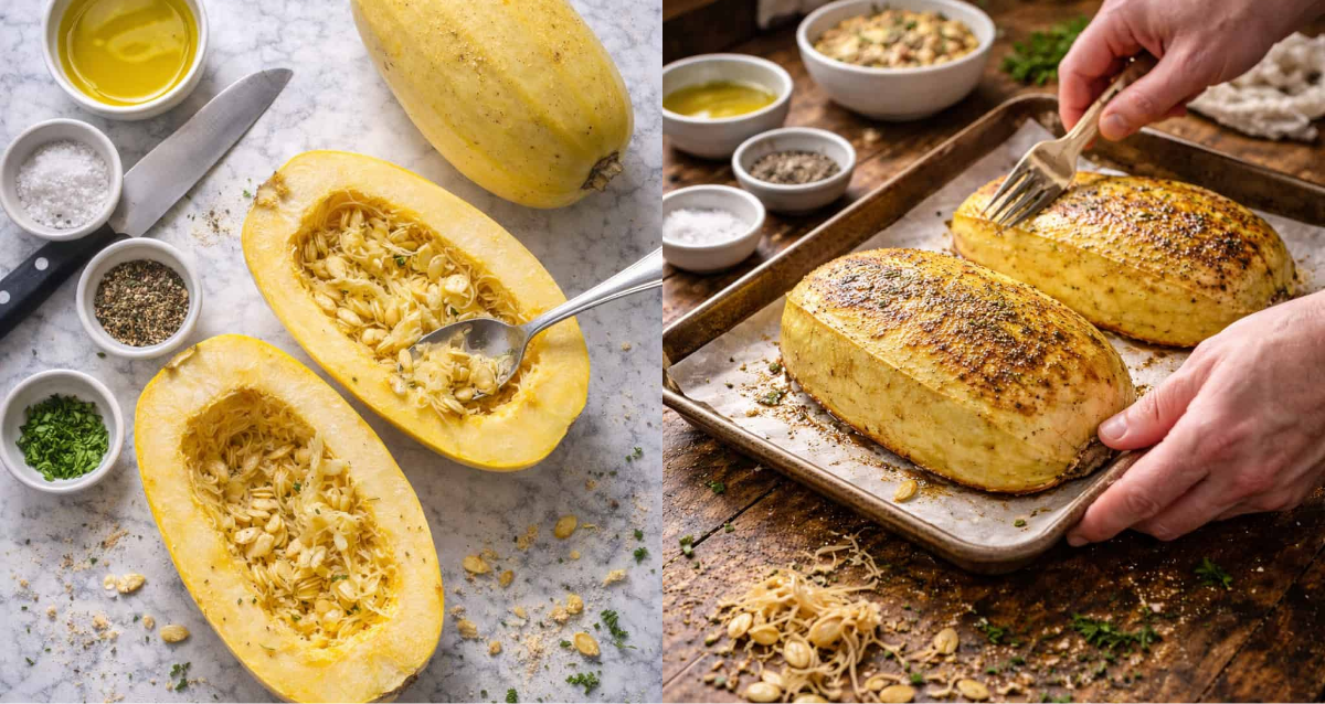 best roasted spaghetti squash