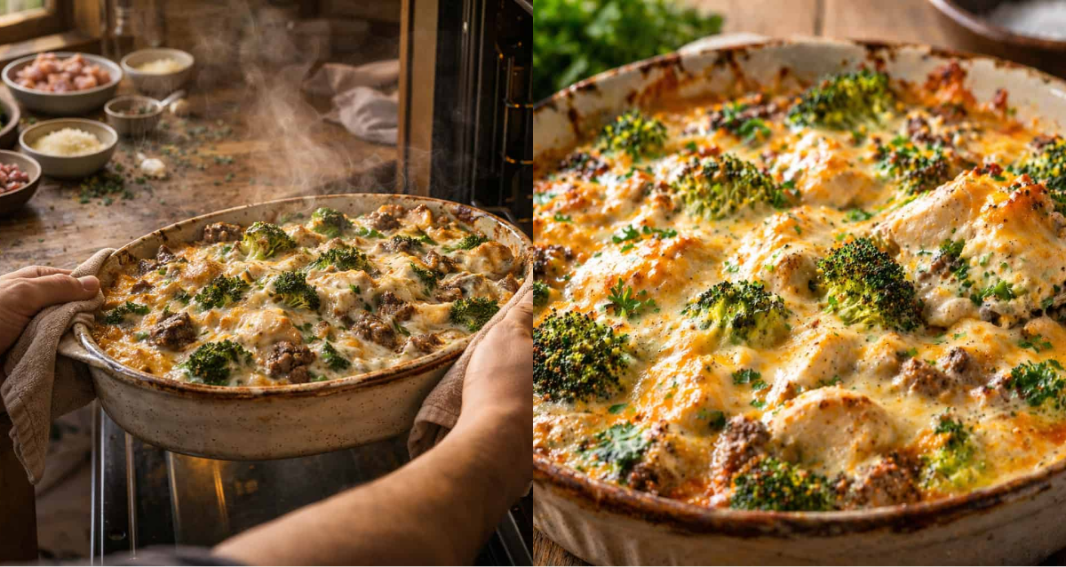 creamy low carb chicken casserole