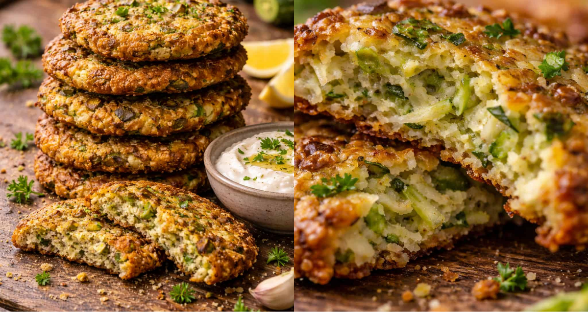crispy zucchini fritters keto